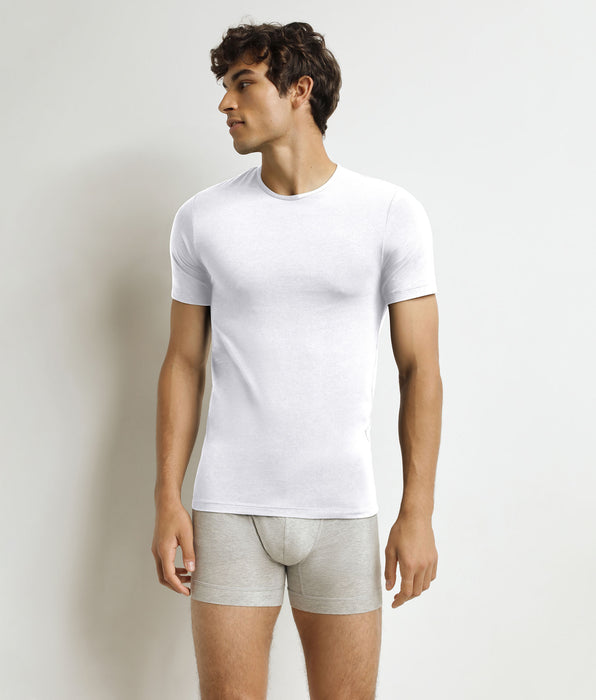 DIM Men's short-sleeved T-shirt White Dim Thermal