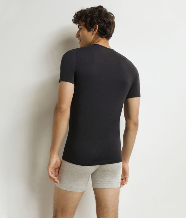 DIM Men's short-sleeved T-shirt Black Dim Thermal