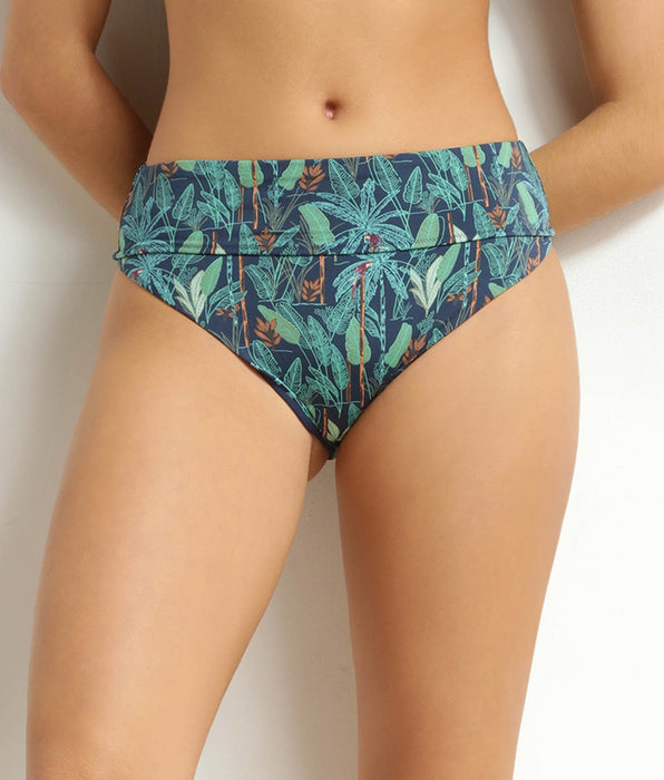 DIM Dim Swimwear Tropical high-waisted briefs with tropical print