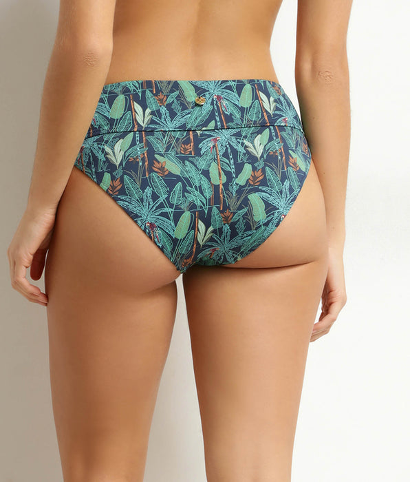 DIM Dim Swimwear Tropical high-waisted briefs with tropical print