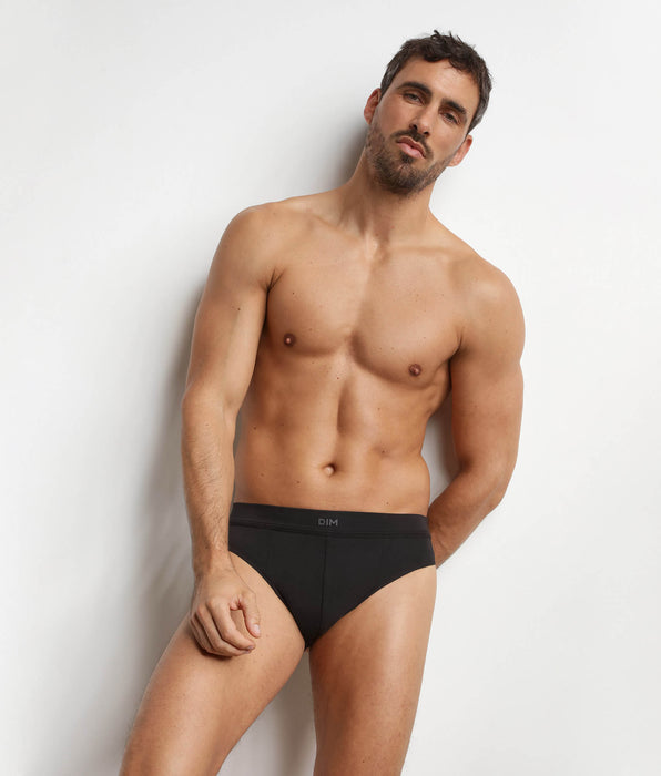 DIM Men's modal cotton briefs Black Dim Gentleman
