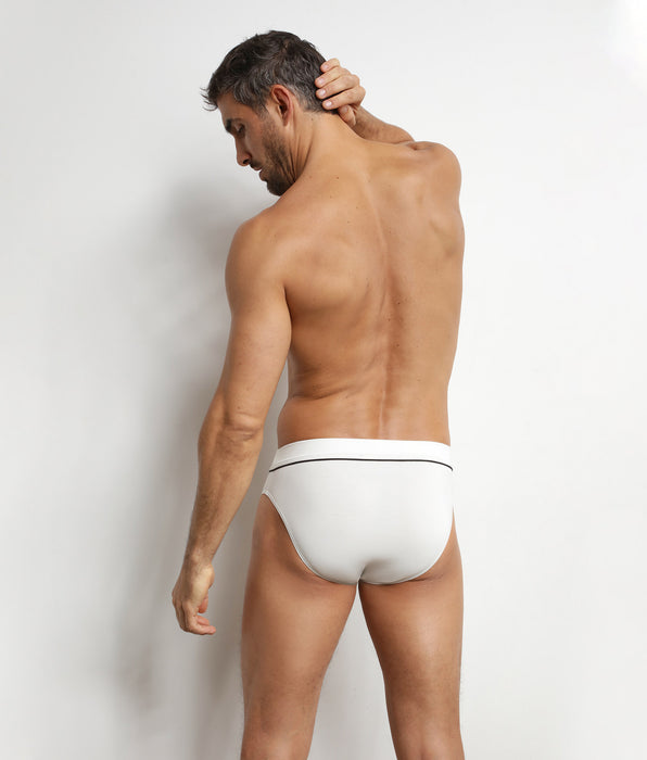 DIM Dim Gentleman men's briefs in ecru white modal cotton
