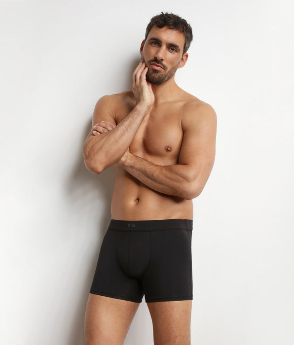 DIM Dim Gentleman Black Modal Cotton Men's Boxer Shorts