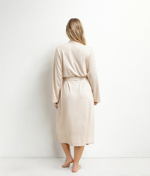 DIM Women's long cardigan in Sable Dim Chillness knit