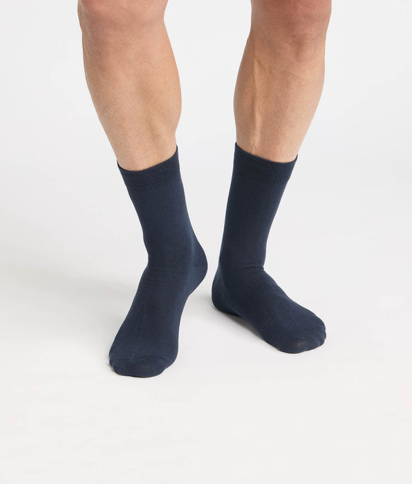 DIM Men’s navy blue Fancy Cotton socks