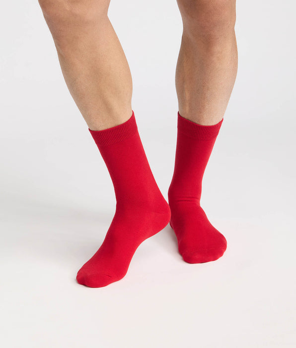 DIM Men’s red Fancy cotton socks