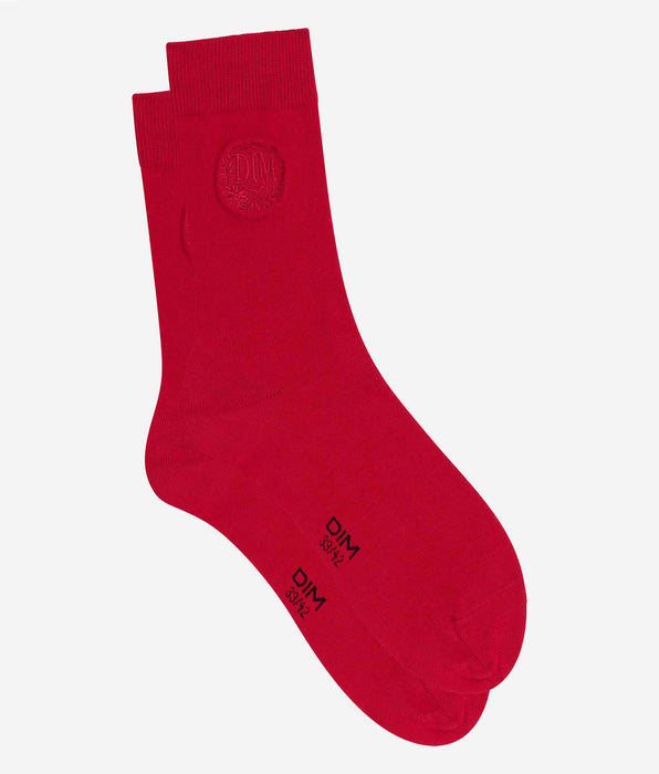 DIM Men’s red Fancy cotton socks