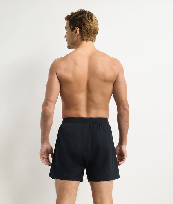 DIM Signature loose-fit black men's boxer shorts