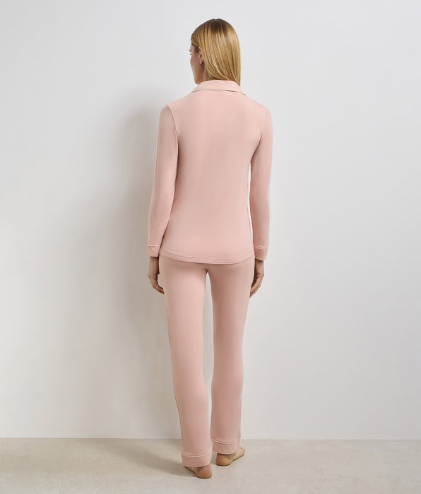 DIM Soft Blush powder pink pyjama shirt